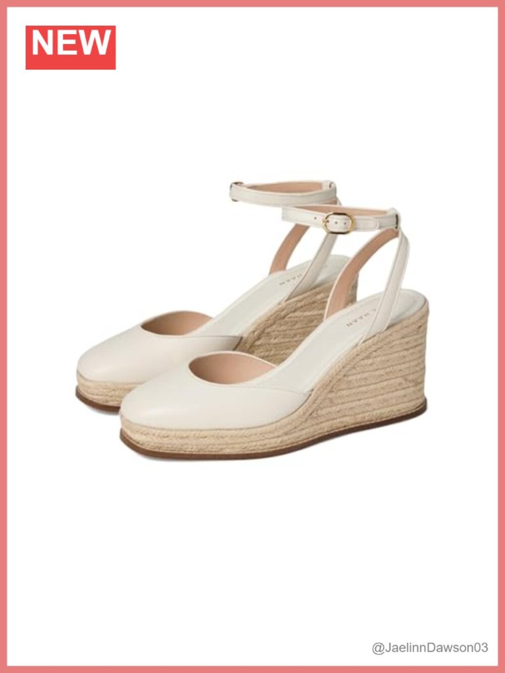 Espadrille Wedge Sandals Ankle Strap Square Toe
